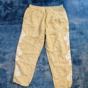 Linen Joggers by Anthropologie